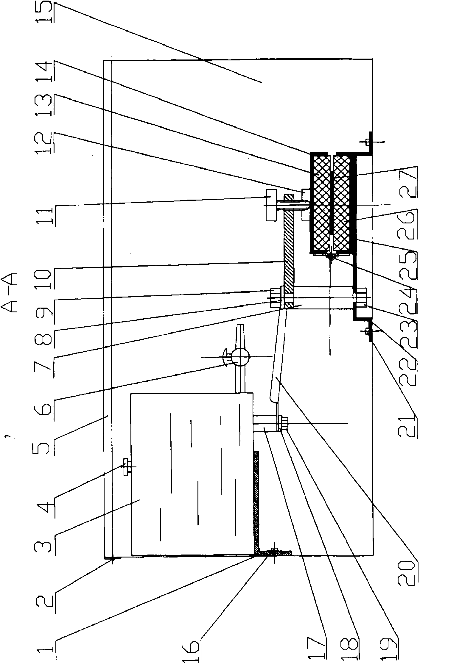 Copper strip surface degreasing device