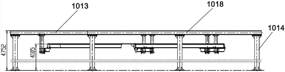 Aerial ropeway garage