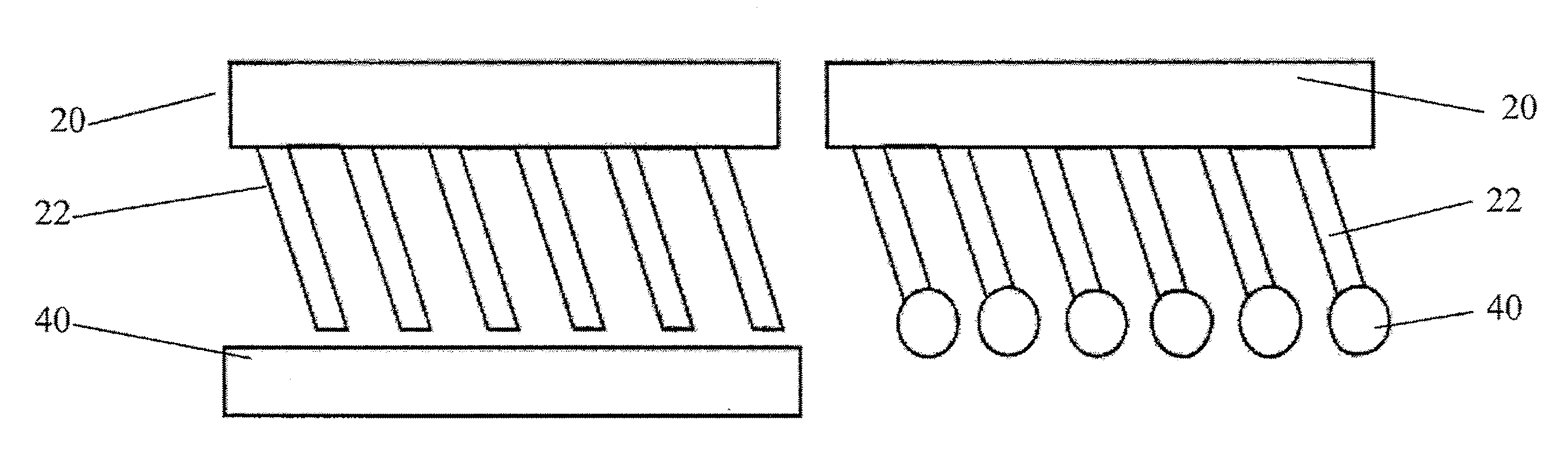 Methods of forming dry adhesive structures