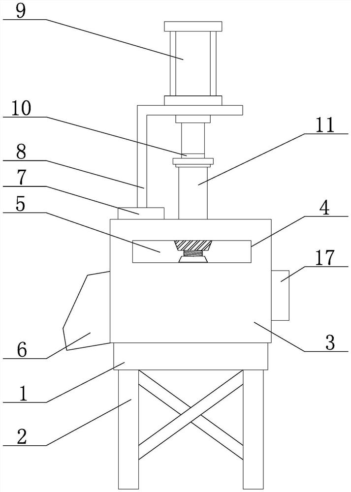 Film punching device for medicine production packaging bags