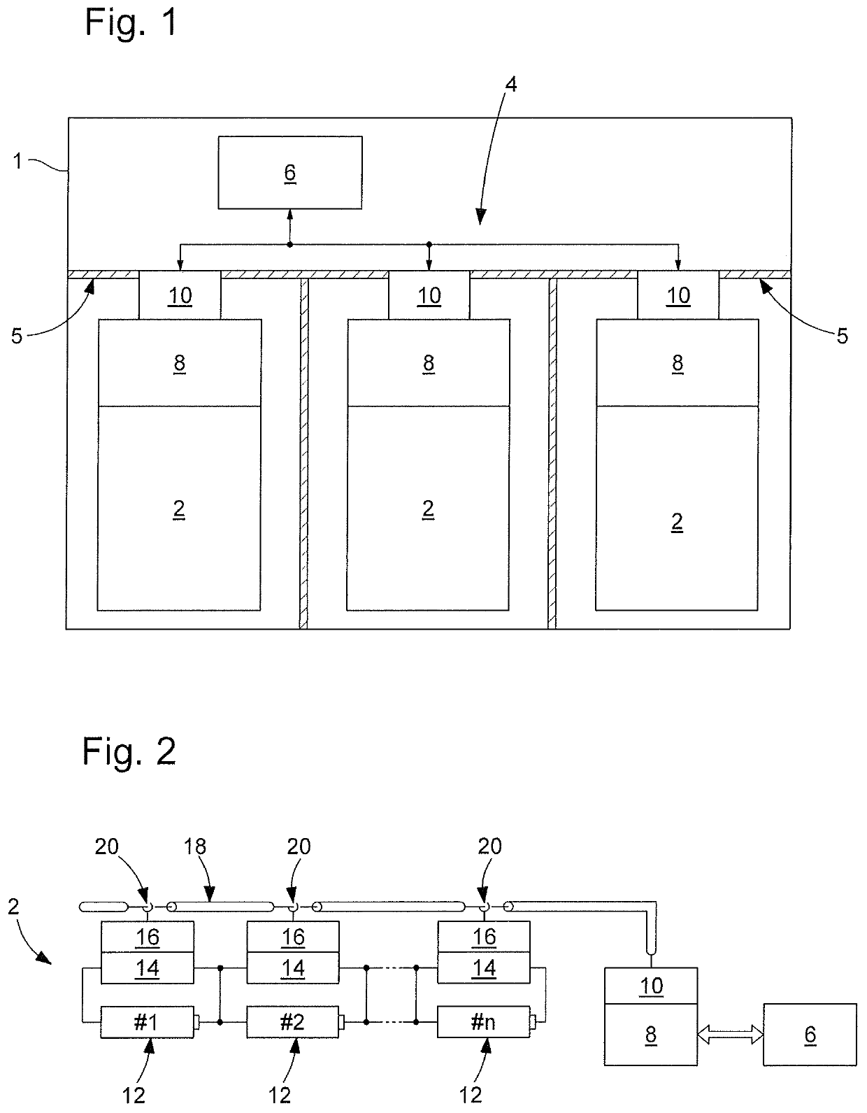 System for managing at least one sub-assembly of an electric battery