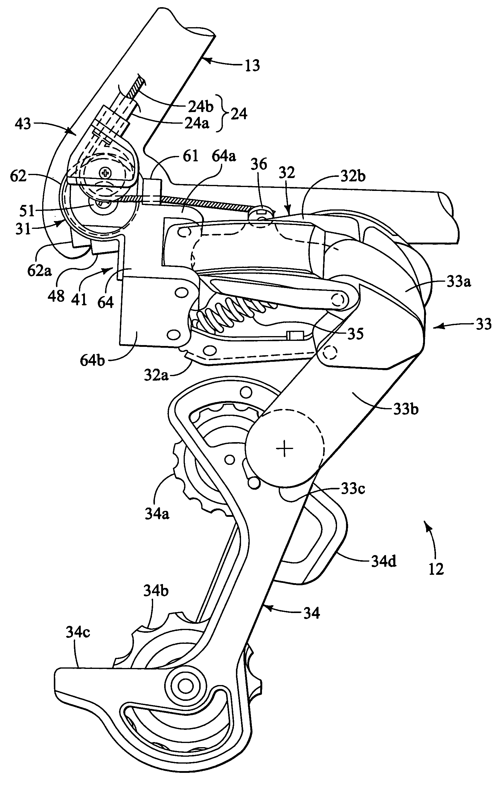 Bicycle rear derailleur