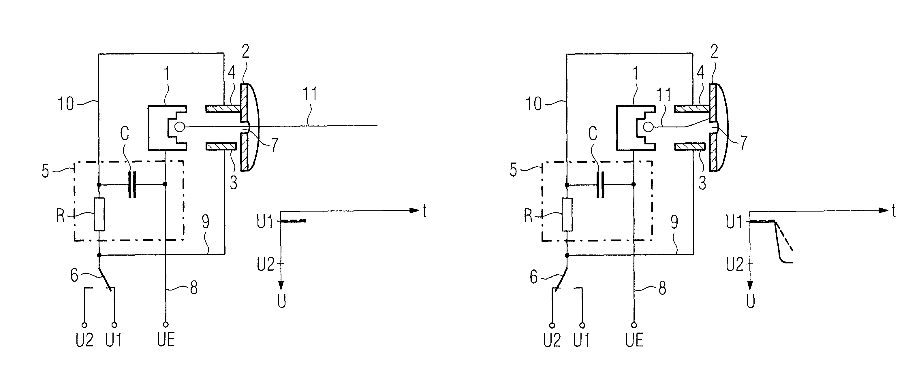 Device and method to control an electron beam for the generation of x-ray radiation, in an x-ray tube