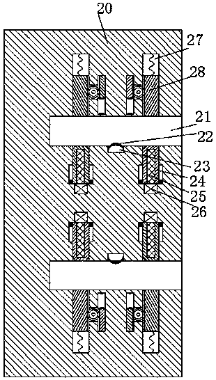 Household power supply power-on and power-off device