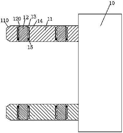 Household power supply power-on and power-off device