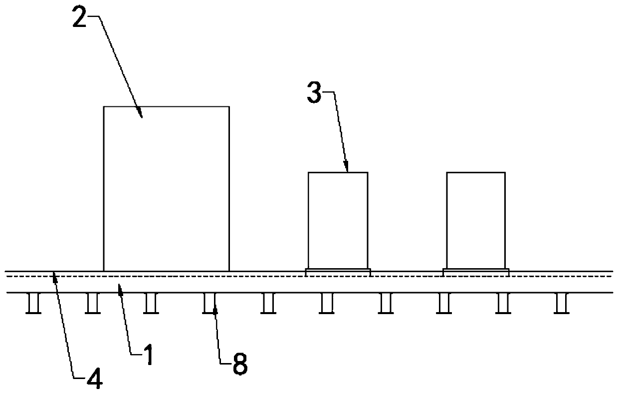 Vertical vibration forming process and forming device for reinforced concrete pipe