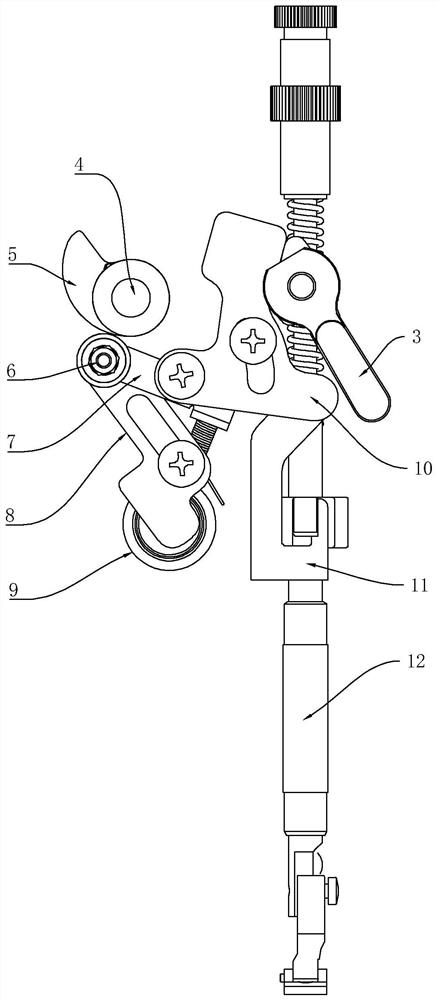 Presser foot lifting and thread loosening mechanism and sewing machine