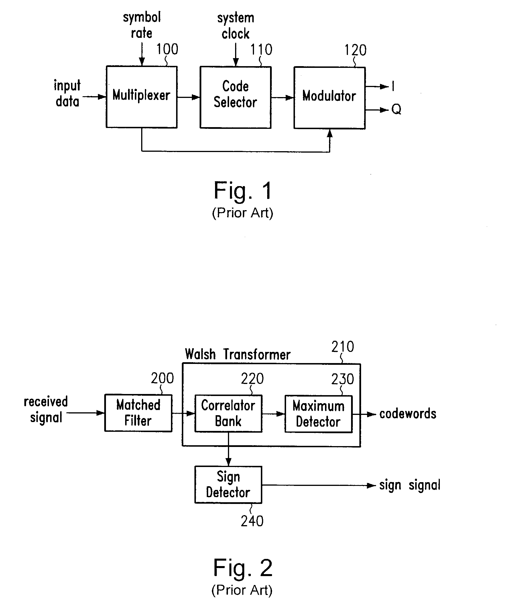 Complementary code decoding by reduced sized circuits