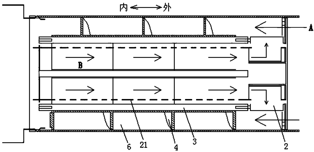 Channel switching device used in fluid pipe and air treatment equipment