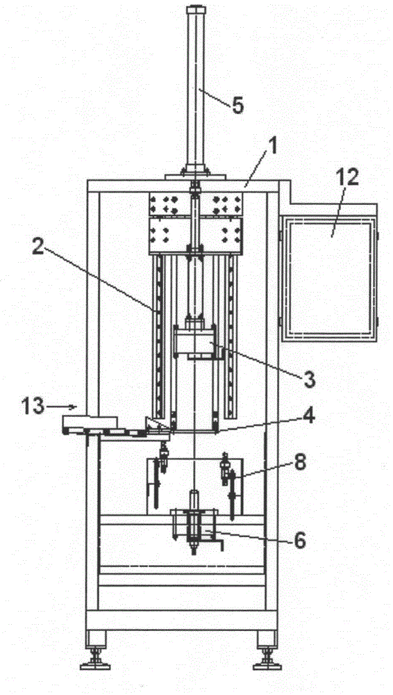 Besides-star wheel magnetic detector