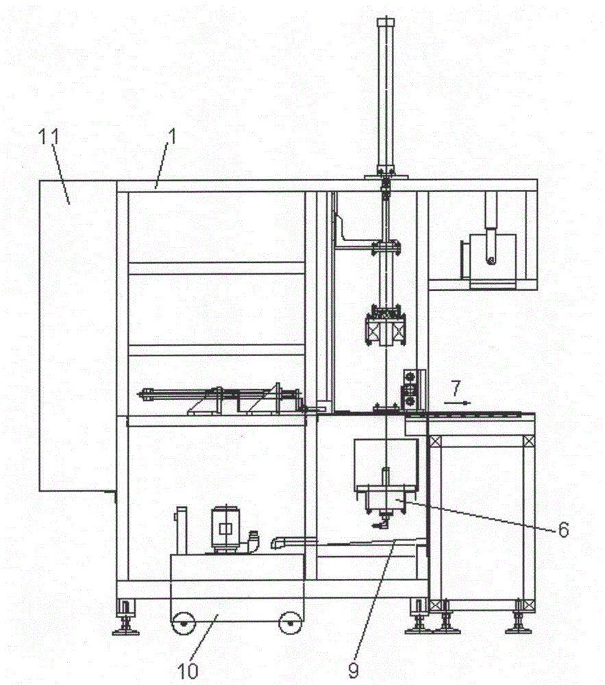 Besides-star wheel magnetic detector