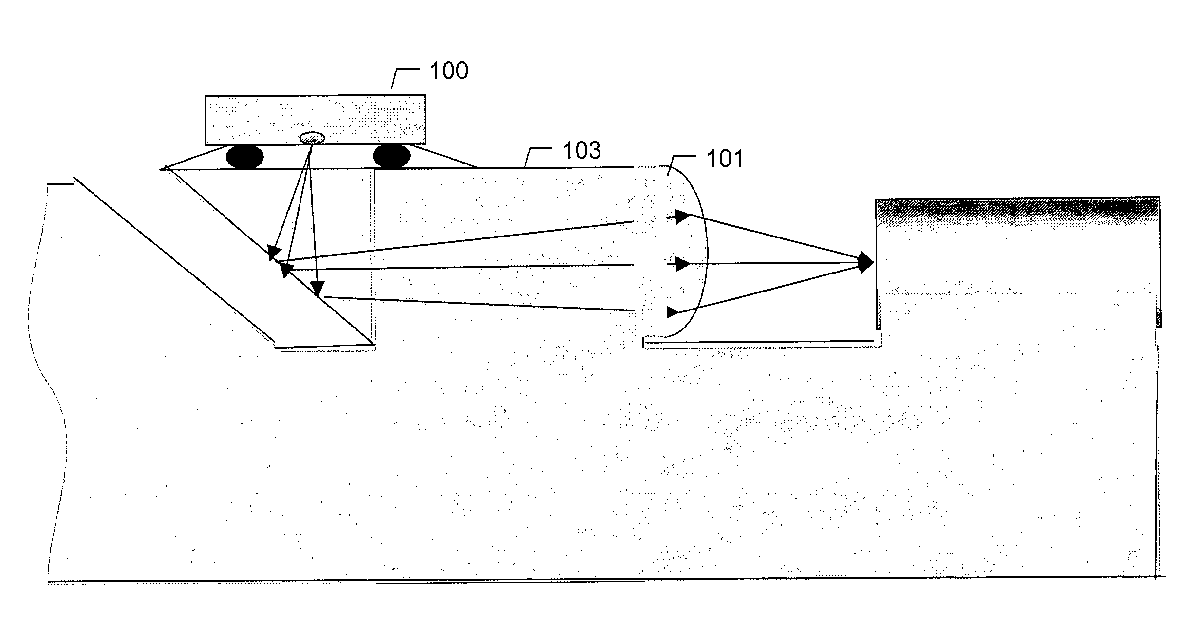 Integrated platform for passive optical alignment of semiconductor device with optical fiber