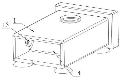 a battery compartment