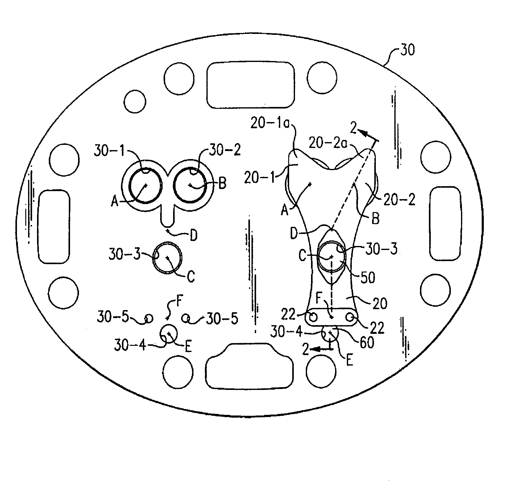 Multi-port suction reed valve with optimized tips