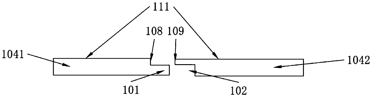 Lamp panel assembly and display device