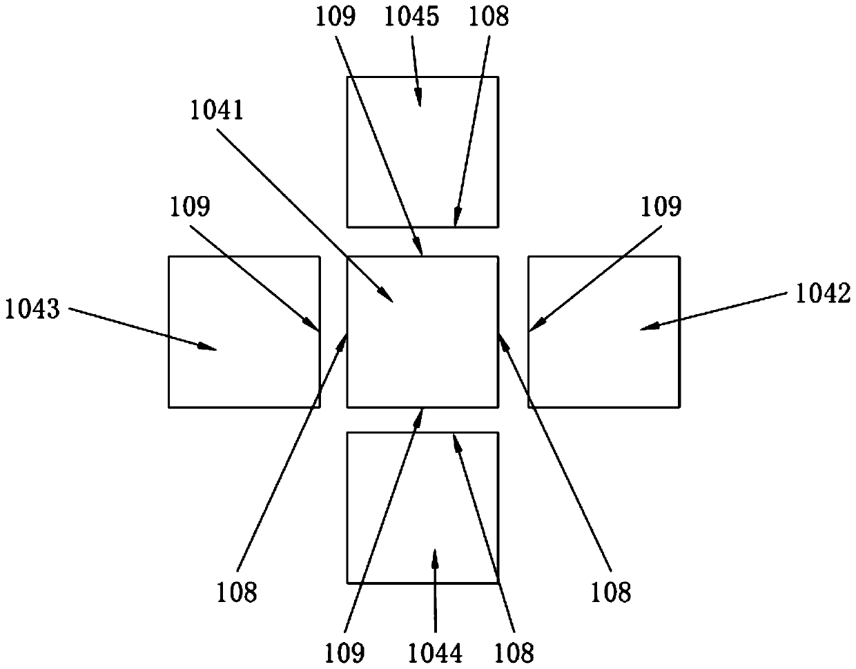 Lamp panel assembly and display device