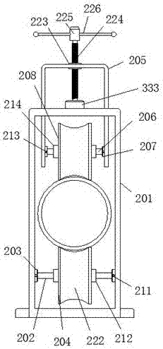 Novel steel pipe machining and clamping device