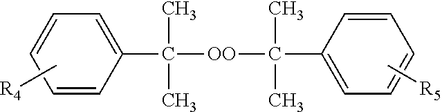 Compositions and methods for crosslinking polymers in the presence of atmospheric oxygen