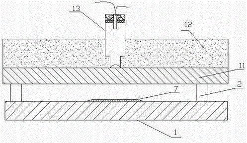 Method for manufacturing large and thick rare precious metal explosion-clad steel plate