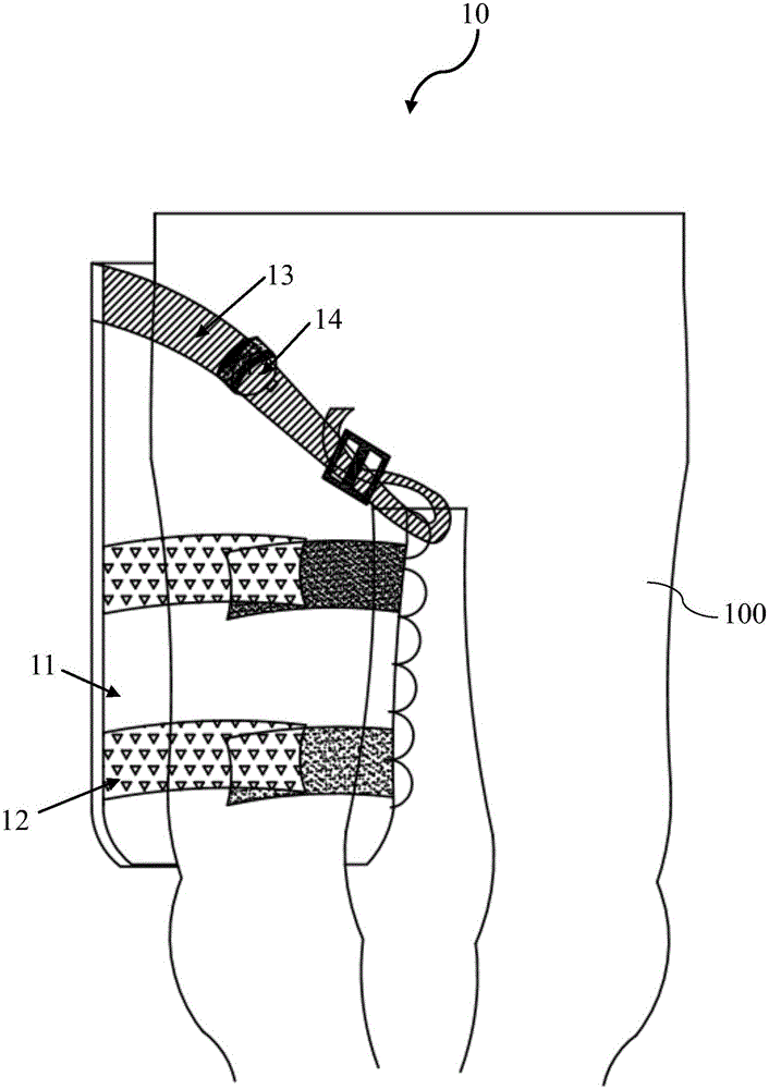 Arteria cruralis compression hemostasis device