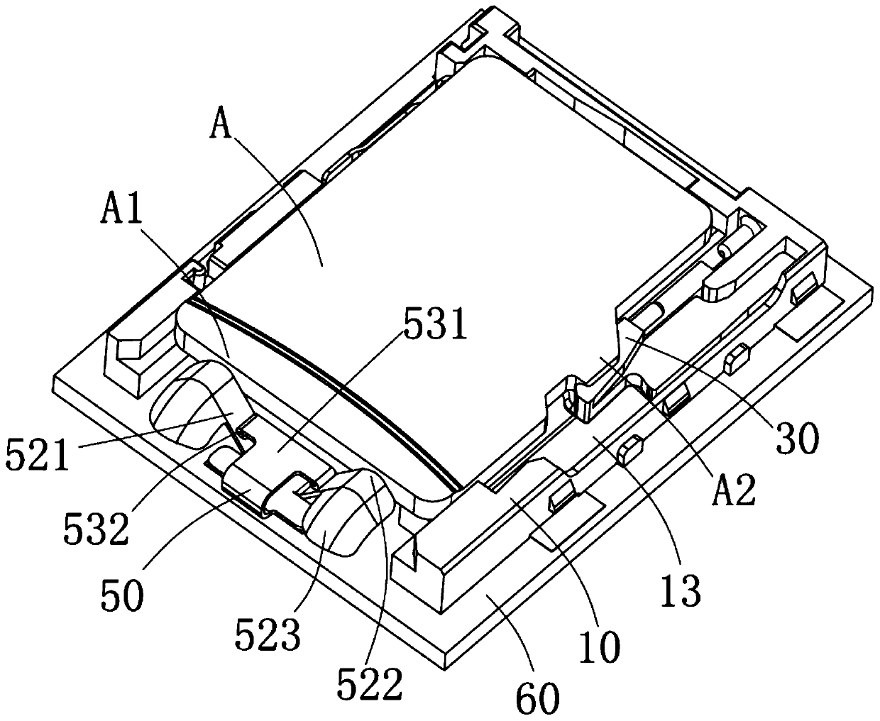 Anti-falling card holder