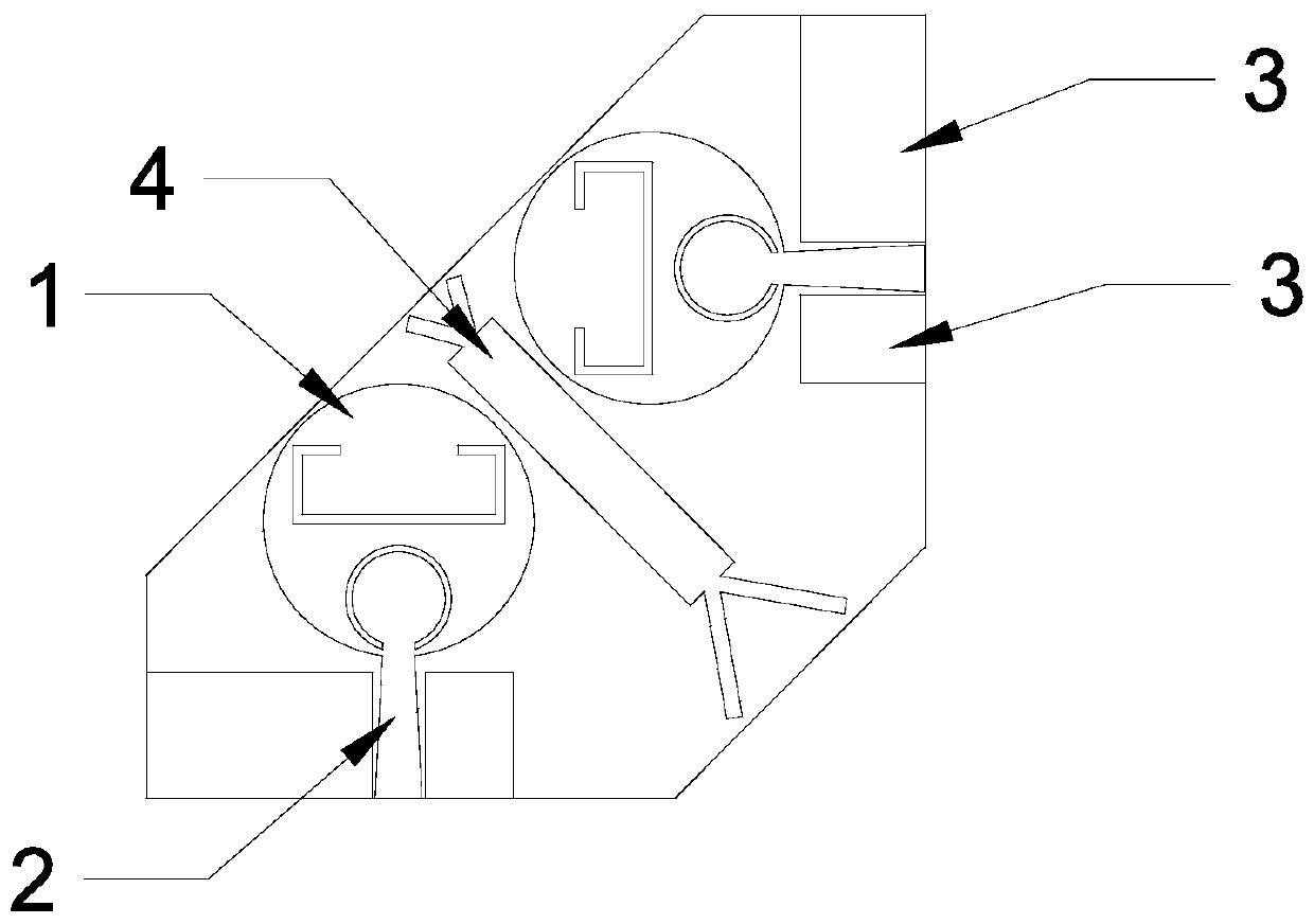 CPW feed high-isolation two-stop-band MIMO antenna