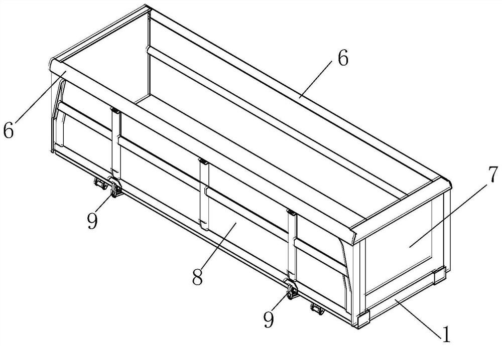 Carriage chassis, carriage assembly comprising carriage chassis and railway dump truck