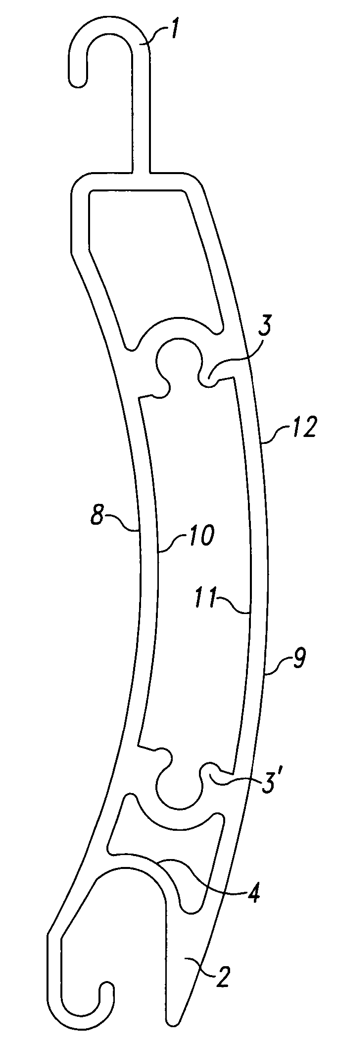 Dual boss shutter slat with retention plate