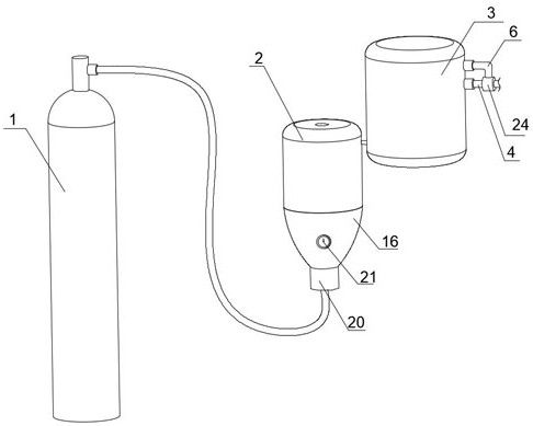 A kind of sample automatic sampling device for gas chromatograph