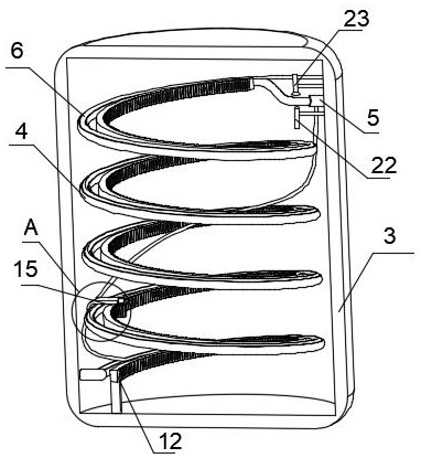 A kind of sample automatic sampling device for gas chromatograph