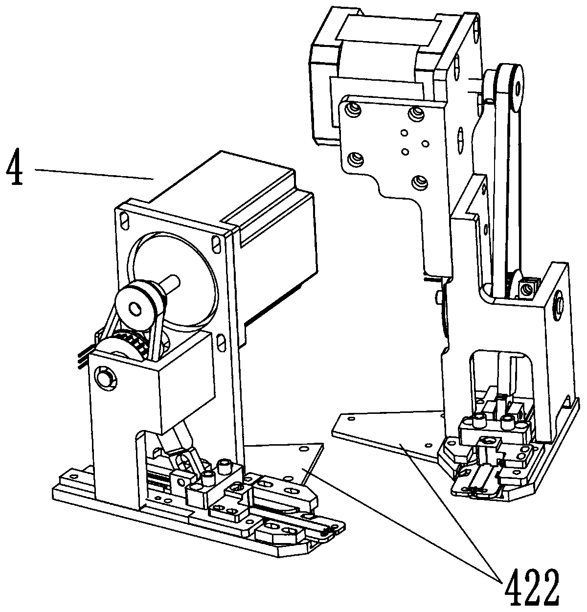 Multi-specification bead embroidery device and embroidery machine