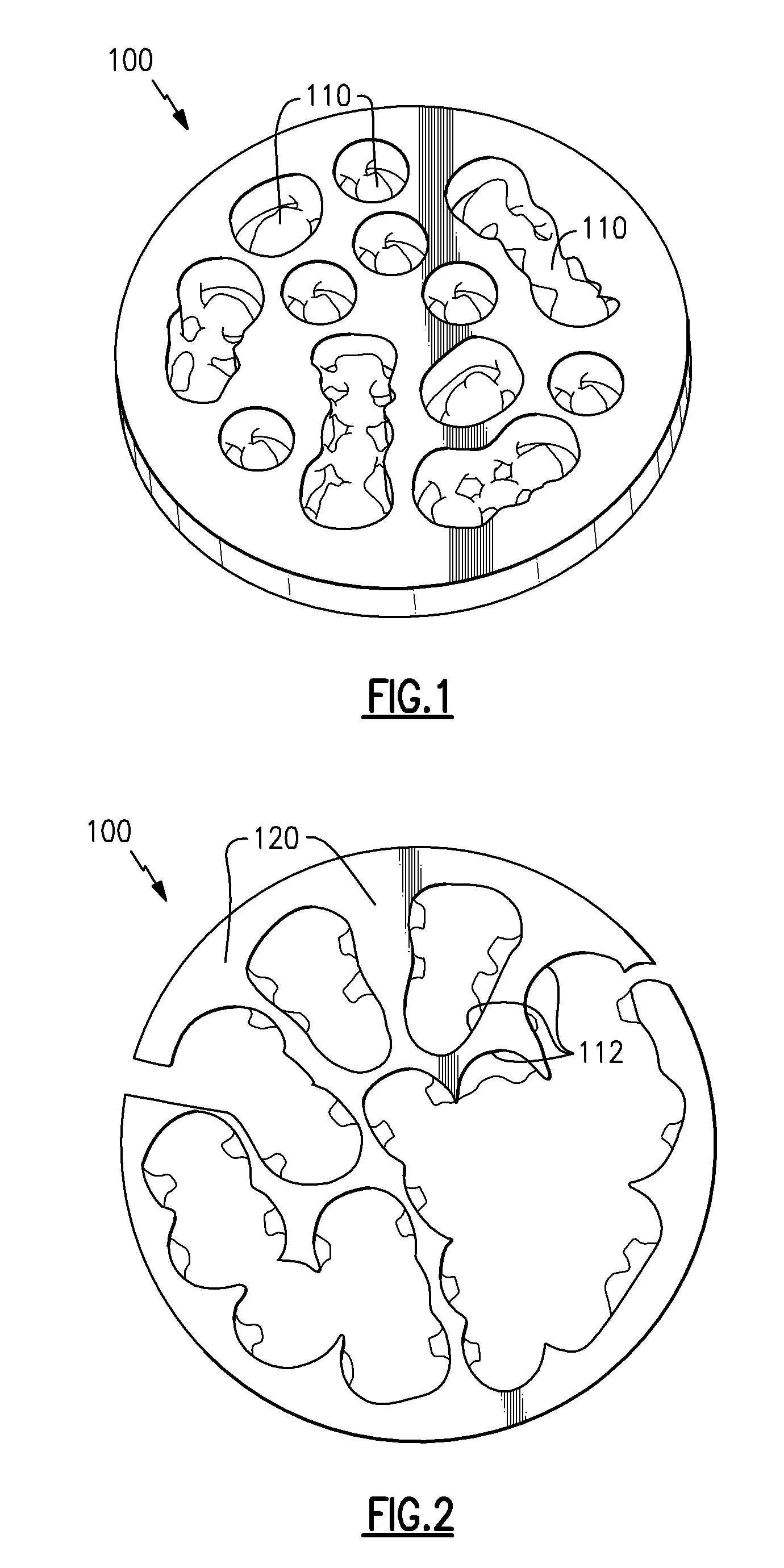 Addressable matrices/cluster blanks for dental cad/cam systems and optimization thereof