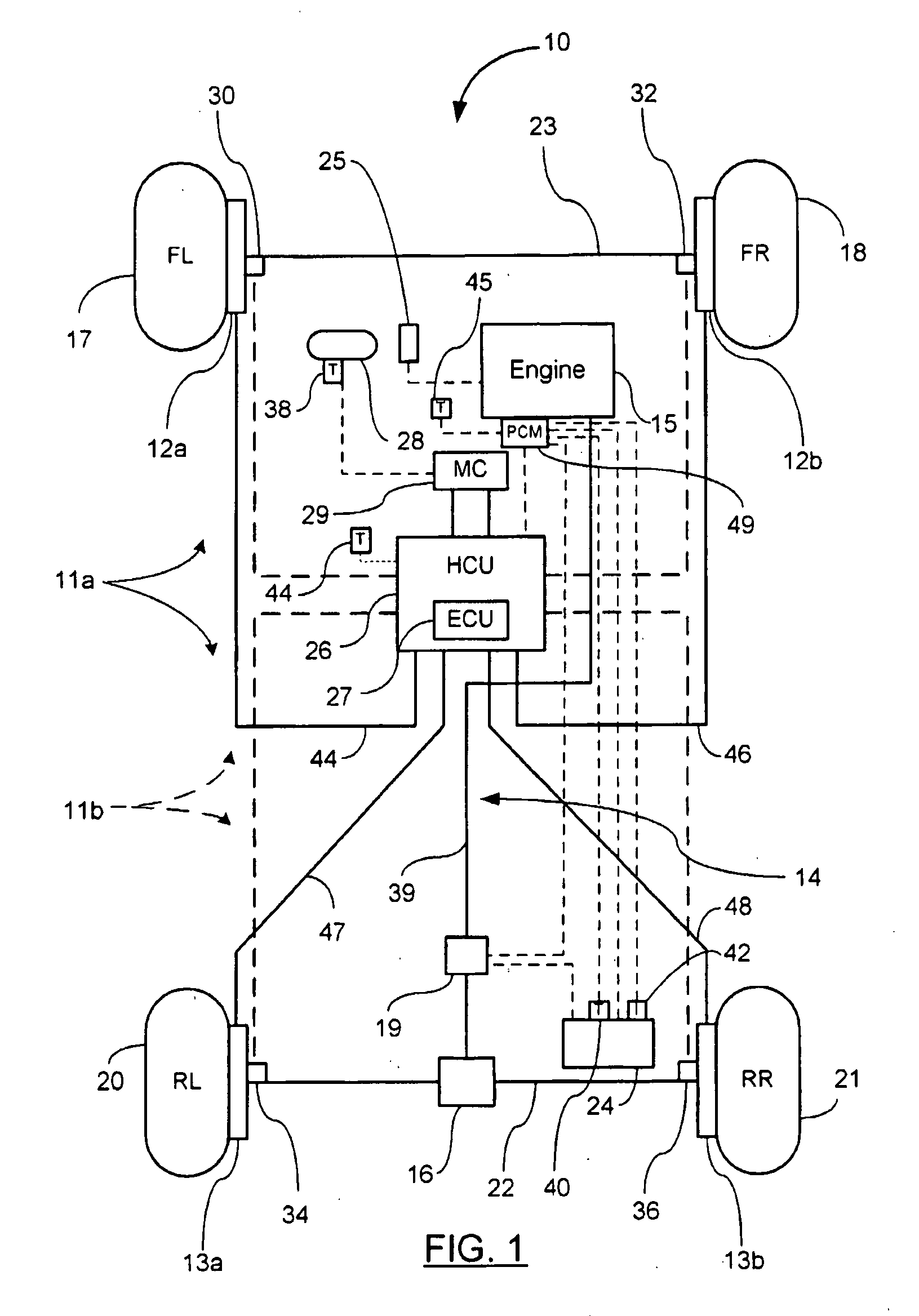 Vehicle System Having Regenerative Brake Control