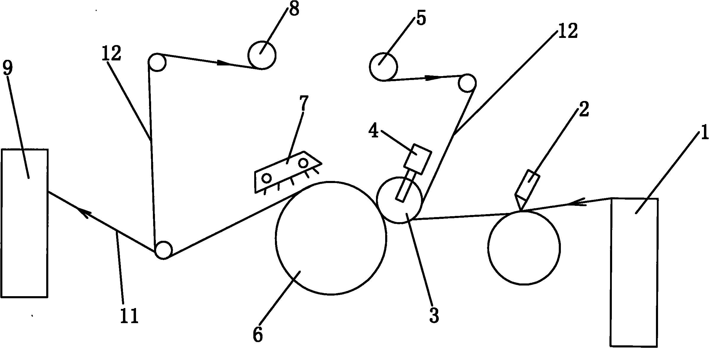 Method for manufacturing metal-like packing paper