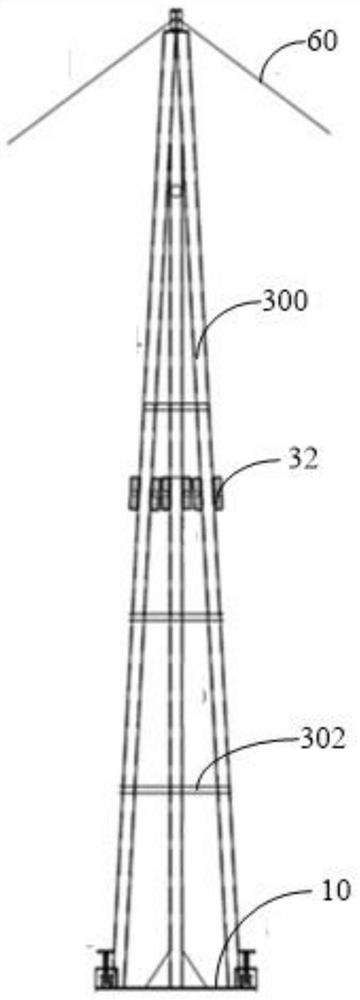 Vertical transportation device and application construction method thereof