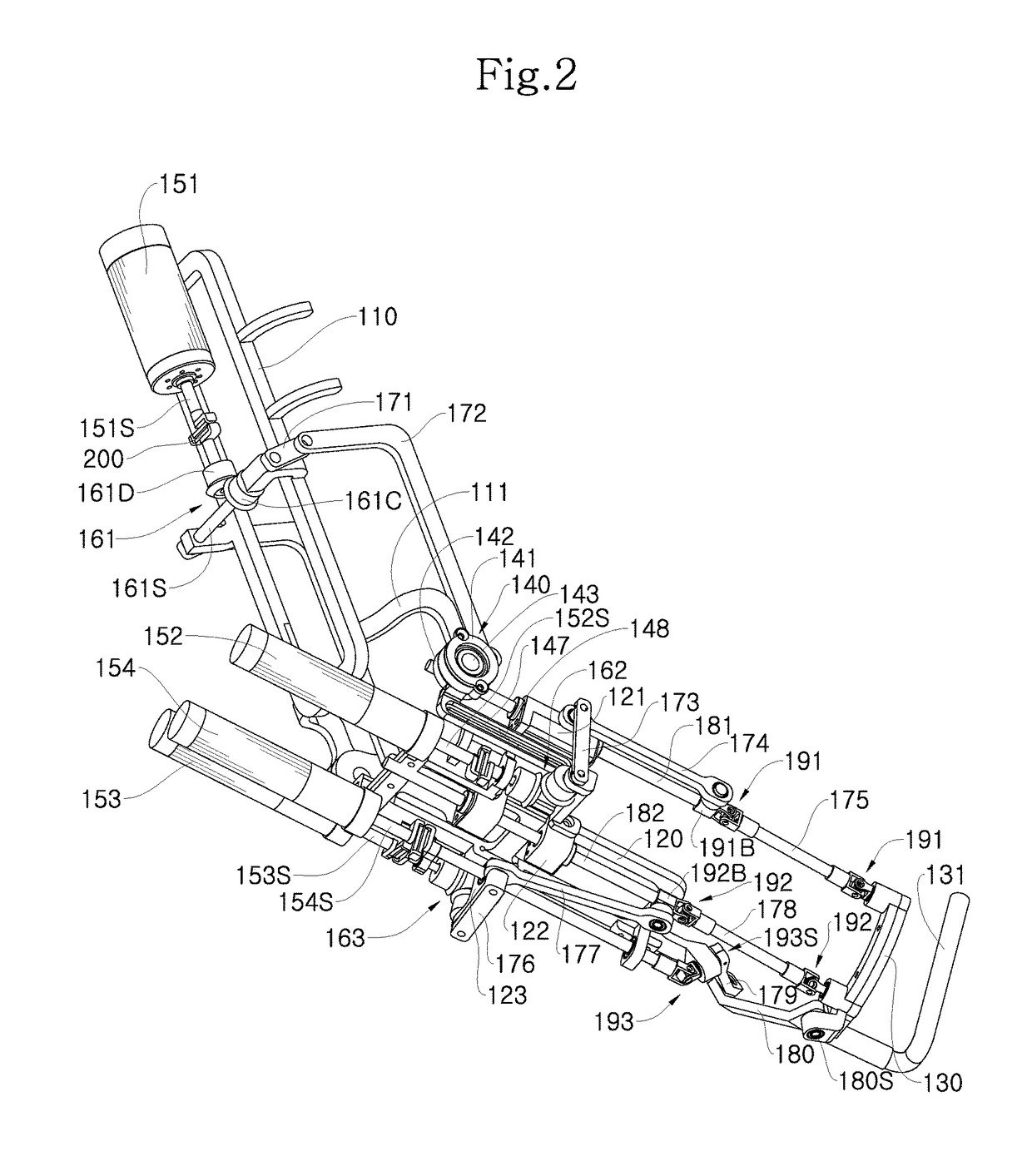 Exoskeleton mechanism for joint movement assistance