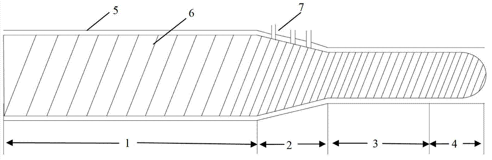 Variable-diameter screw melt extruder and extrusion method thereof