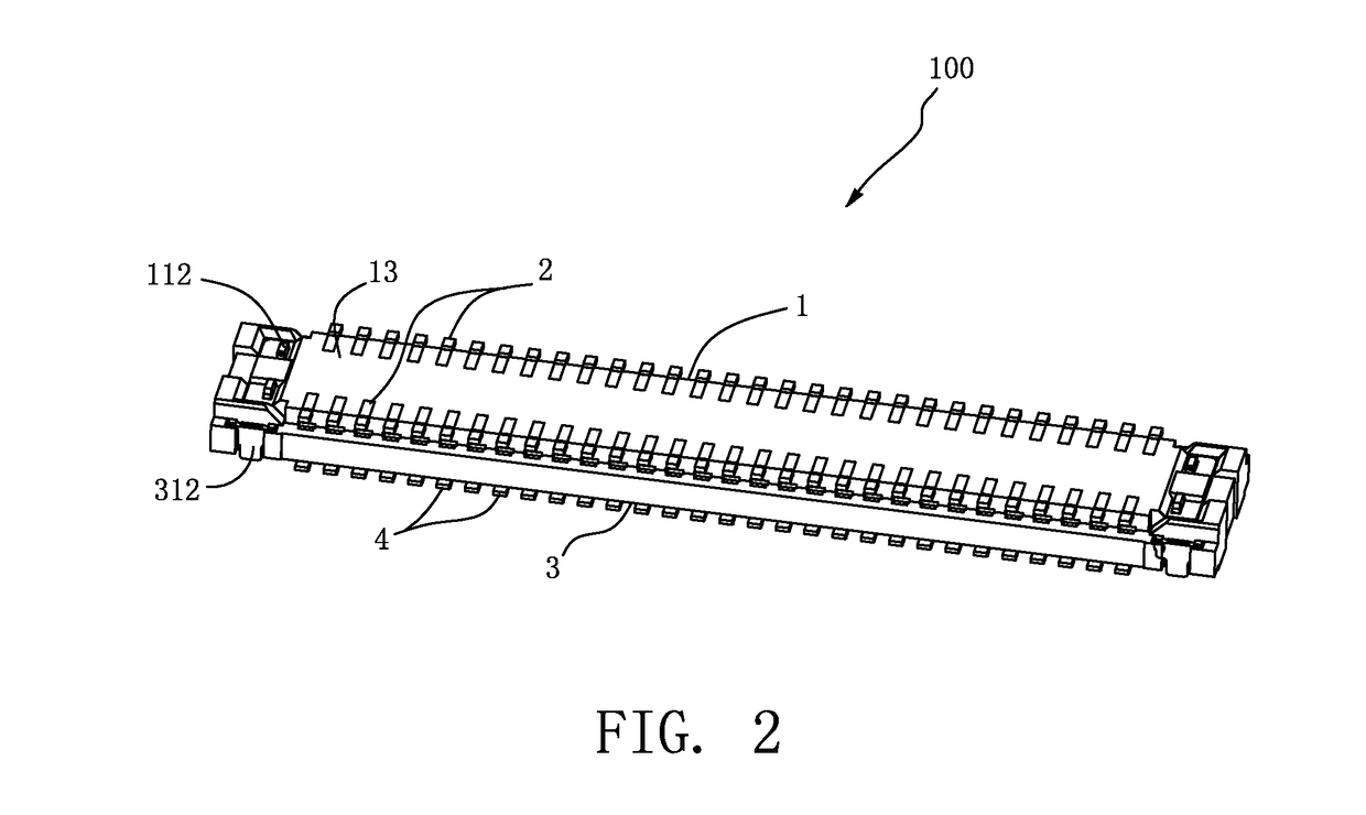 Plug connector, receptacle connector and electrical connector assembly