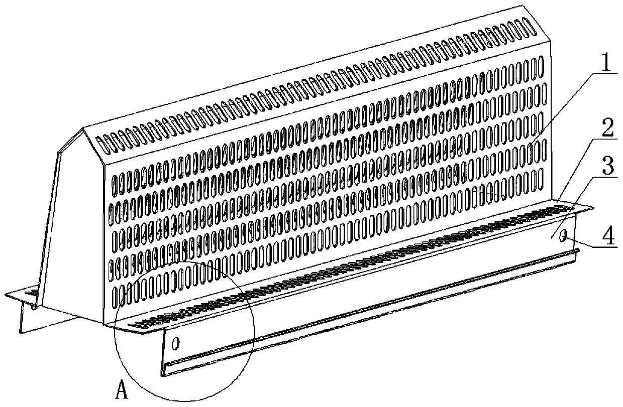 Novel girder type gas injection packing support