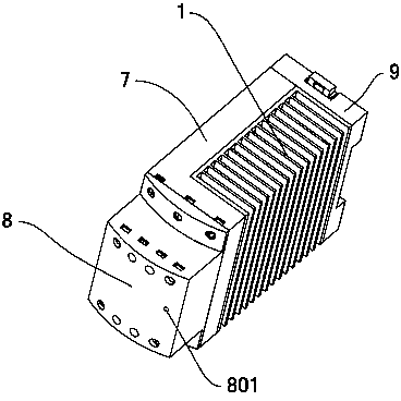 Contactless contactor with auxiliary contact