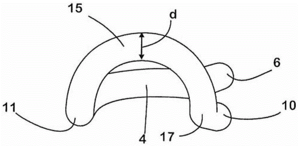 Tension clamps for rail fastening and systems equipped with such tension clamps