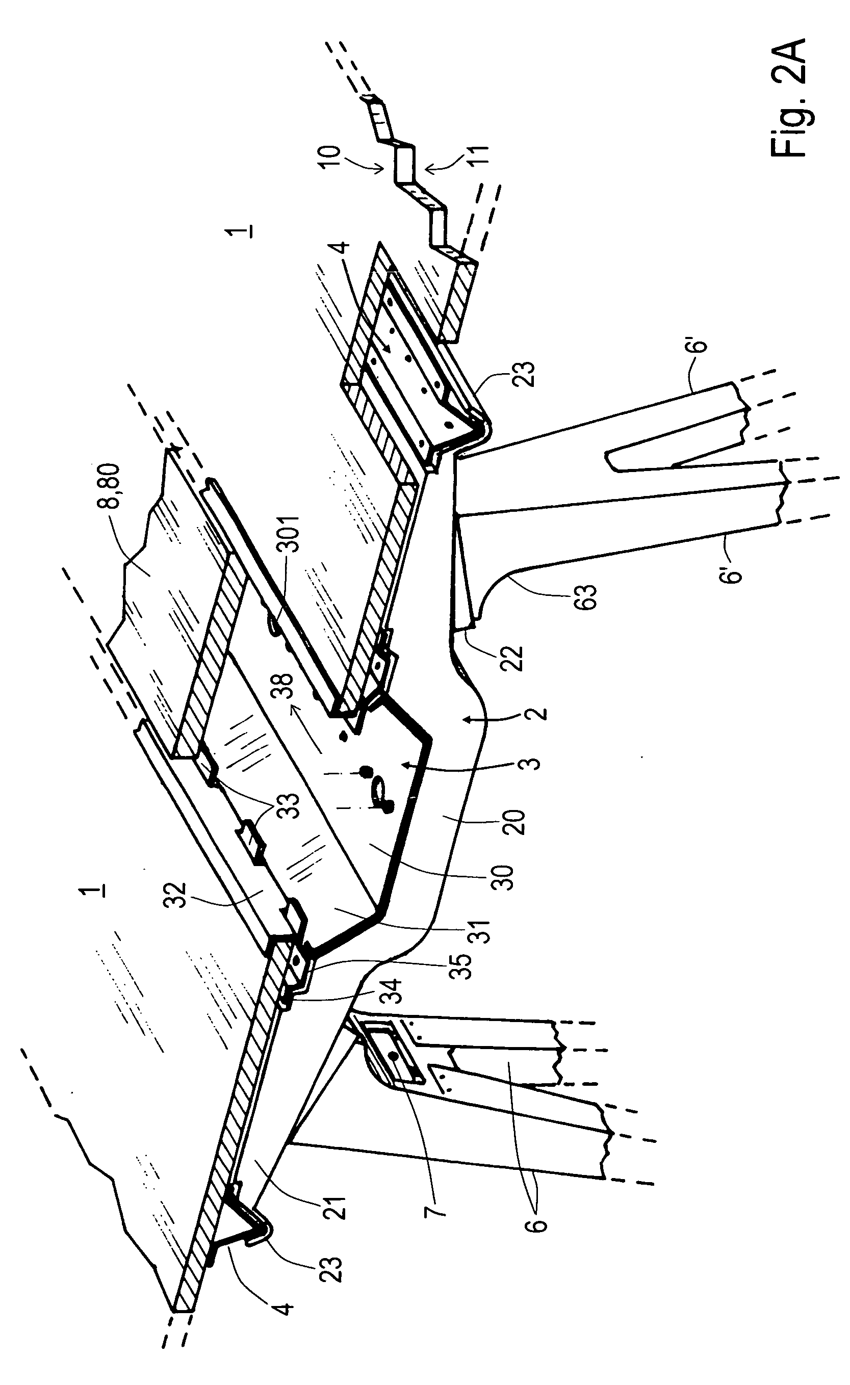 Table, especially conference and office table