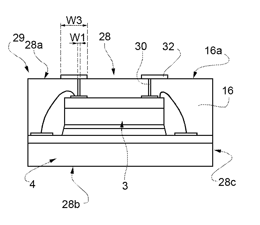 Wafer level package for a MEMS sensor device and corresponding manufacturing process