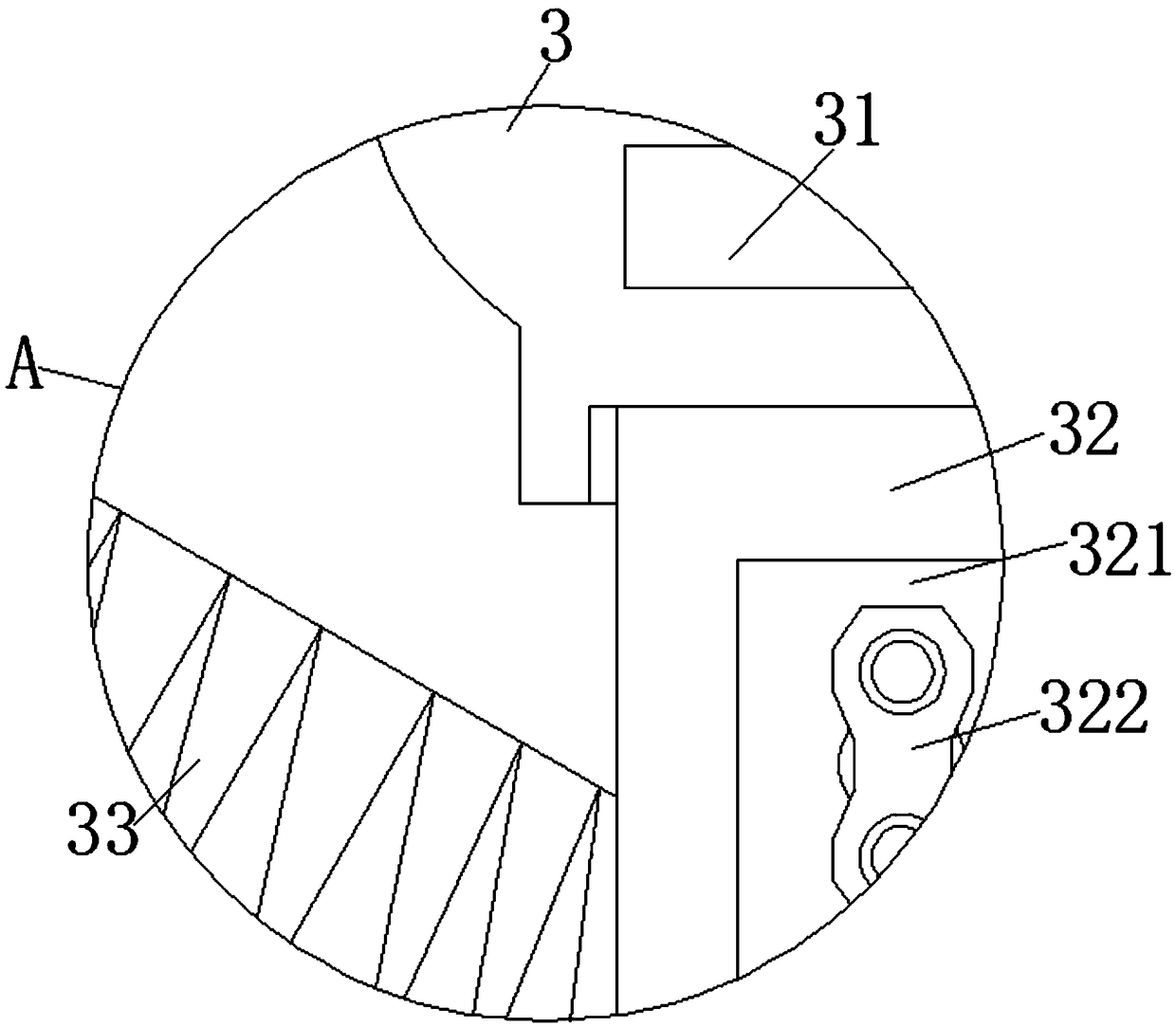 Municipal hoisting device with function of changing stress action according to weight bearing