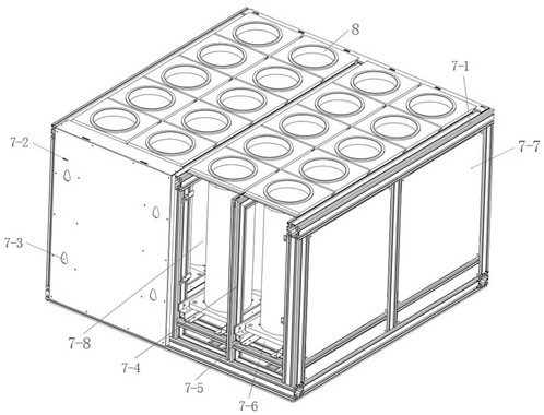 Double-cylinder cultivation container imaging system