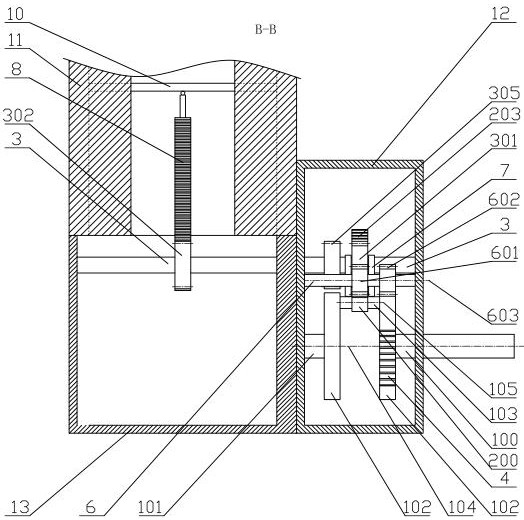 Conversion mechanism of combined rack and combined crankshaft