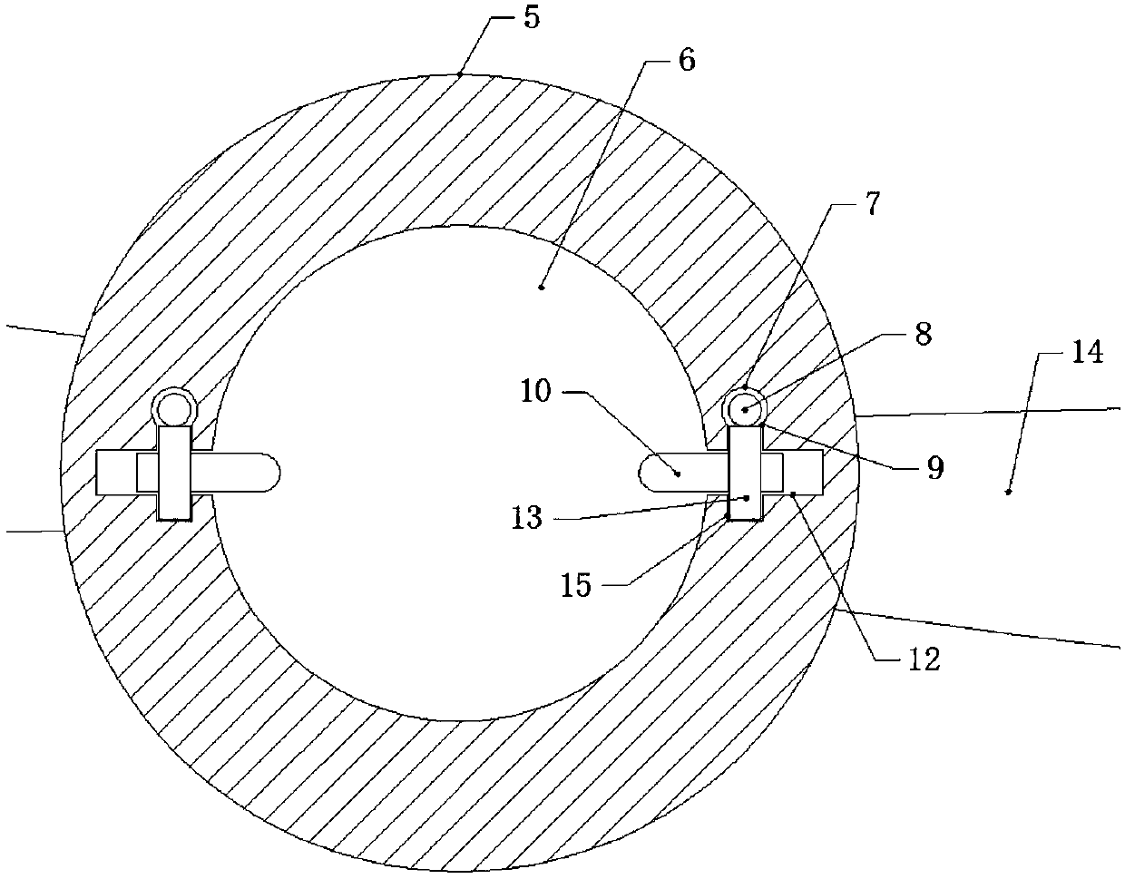 Unmanned aerial vehicle propeller fixing device convenient to assemble and disassemble