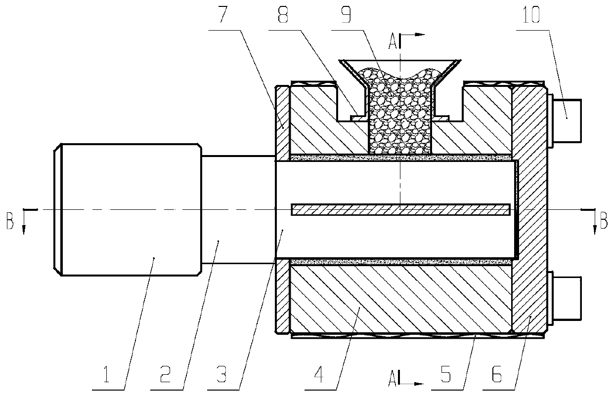 Method and device for synergistically preparing ultrahigh-viscosity polymer blend