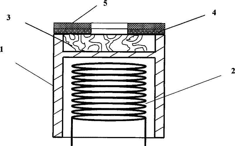 High-curren density heterogeneous beam electron source