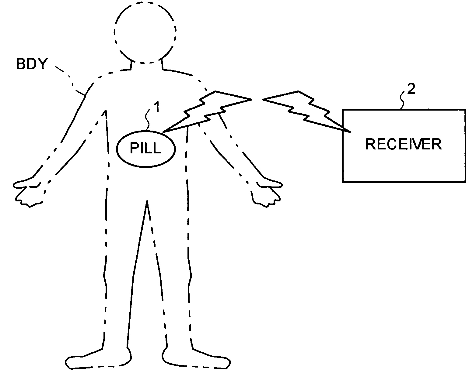 Wireless in-vivo information acquiring system and body-insertable device